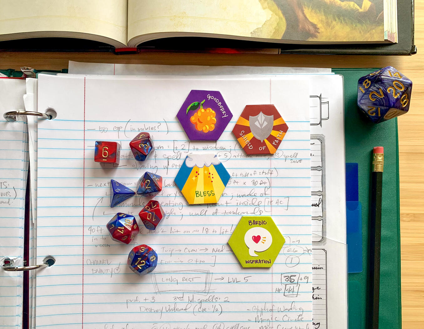 Party Perks: set of game tokens for D&amp;D campaigns